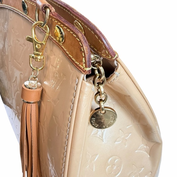 LOUIS VUITTON Monogram Vernis Brea MM Satchel Dune Vernis - Picture 10 of 15